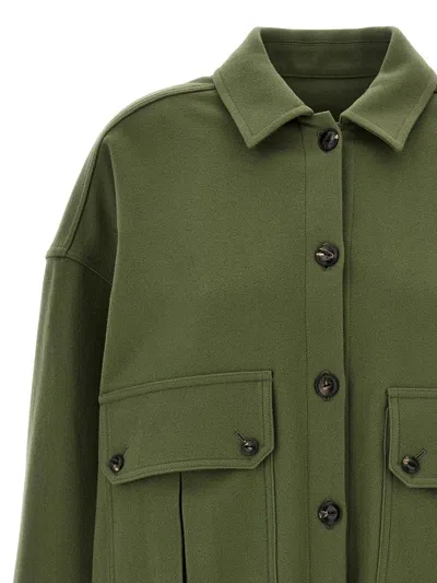 Fortela Green Monika Overshirt In Green