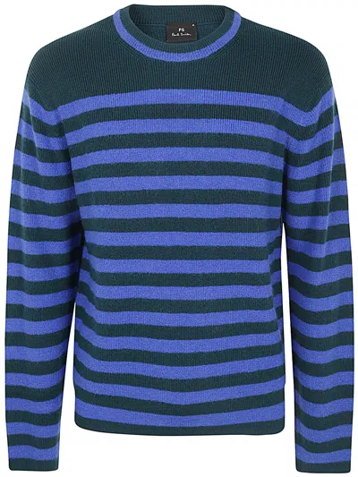 Ps By Paul Smith Ps Paul Smith Mens Sweater Crew Neck In Blue
