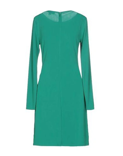 Shop Michael Michael Kors Short Dress In Green