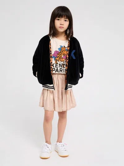 Kenzo Embroidered Bomber Jacket In Grey