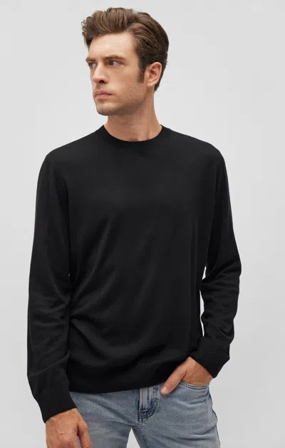 Mavi Crew Neck Sweater In Black In Black