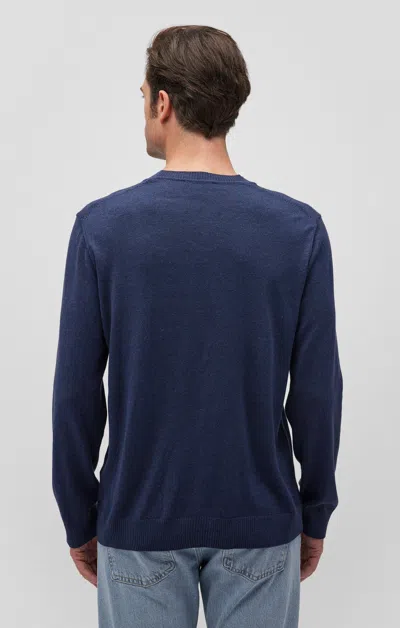 Mavi Crew Neck Sweater In Black Iris In Dark Blue