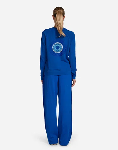 Lauren Moshi Anela Butterfly Evil Eye In Sapphire