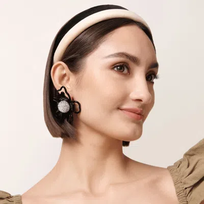 Lele Sadoughi Latte Velvet Gigi Headband
