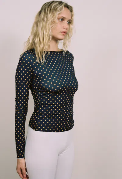 Fw24 Amelia Top In Polka Dot