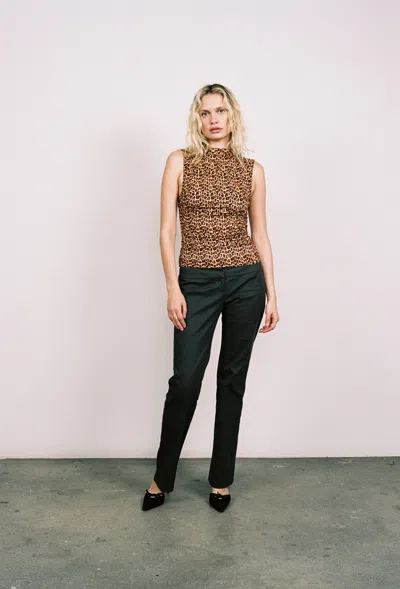 Fw24 Cam Top In Leopard