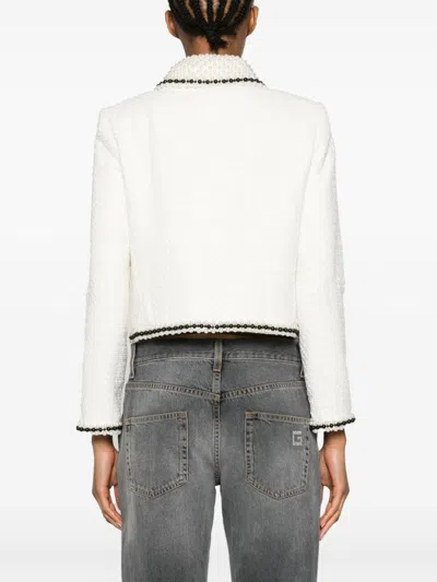 Shop Alice And Olivia Alice + Olivia Kidman Pearl Detail Jacket