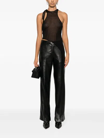 Andreädamo Andreadamo Transparent Knit Tank Top