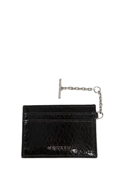 Alexander Mcqueen Man Black Wallets & Cardholders