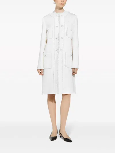 Dolce & Gabbana Wool Tweed Coat