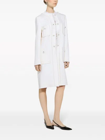 Dolce & Gabbana Wool Tweed Coat