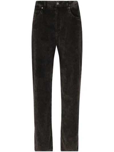 Shop Dolce & Gabbana Wide Leg Denim Cotton Jeans