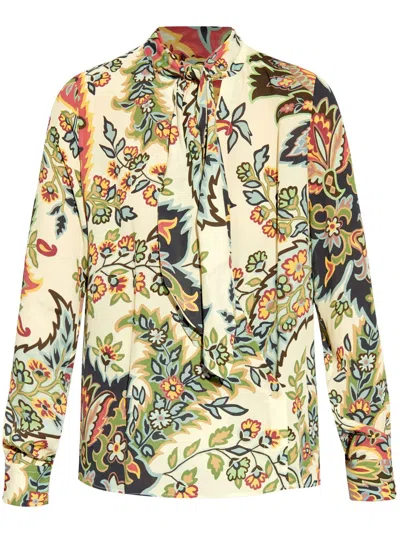 Shop Etro Printed Shirt