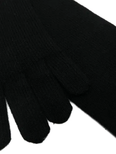 Max Mara Timor Gloves Black In Black