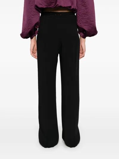 Shop Forte Forte Strong Viscose Sabl' Flare Pants