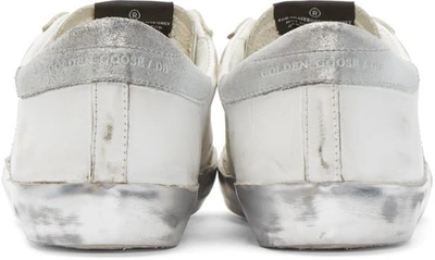 Shop Golden Goose White Superstar Low-top Trainers