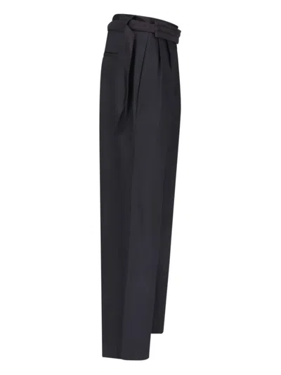 Eudon Choi 'leslie' Straight Pants In Black