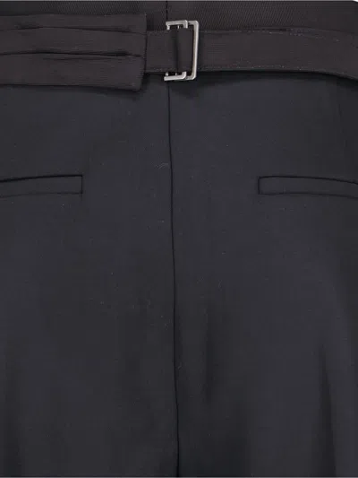 Eudon Choi 'leslie' Straight Pants In Black