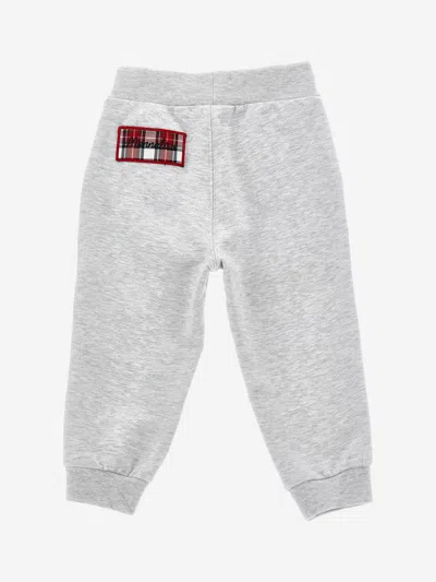 Monnalisa Baby Girls Heart Joggers In Grey