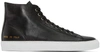 COMMON PROJECTS Black Tournament High-Top Sneakers