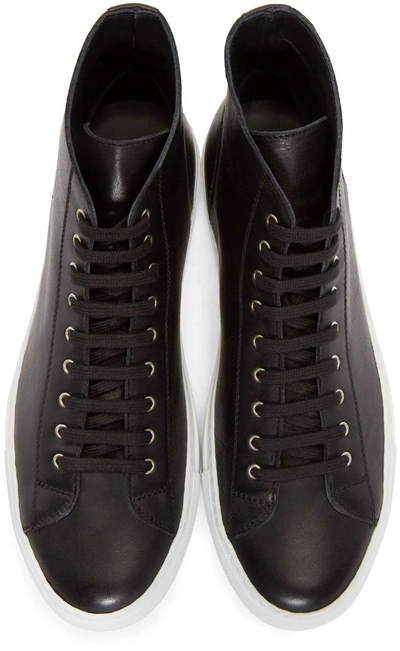 Shop Common Projects Black Tournament High-top Trainers