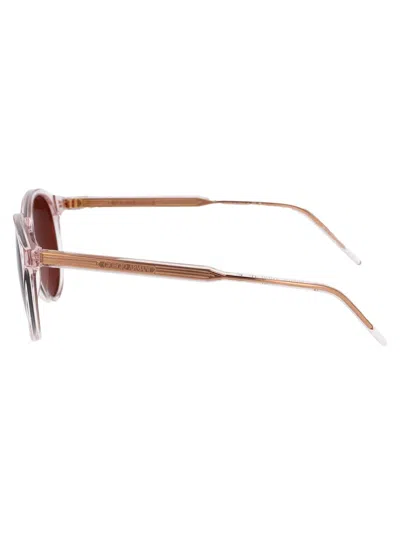Giorgio Armani 0ar8211 Sunglasses In 6073c5 Transparent Pink