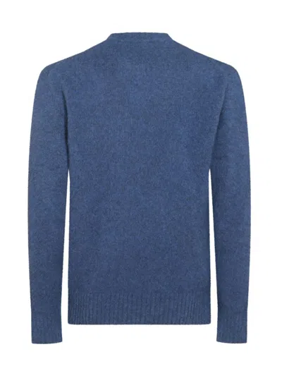 Piacenza 1733 Blue Wool Knitwear In Navy