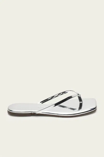 Tkees Women's Square Toe Lily Mirror Sandals In Chrome
