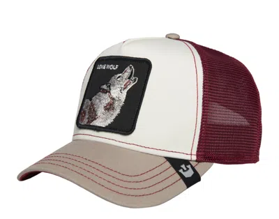 GOORIN BROS MV HOWLER TRUCKER HAT WHITE/TAN 101-1120-WHI 