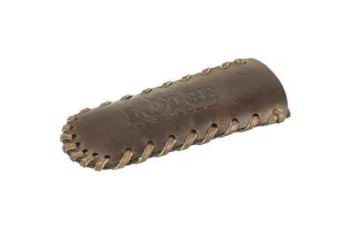 Lodge Nokona Leather Handle Mitt In Brown