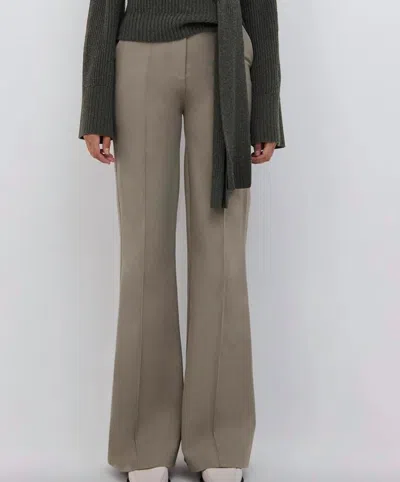 Simkhai Kassandra Boot Cut Pant In Olivine In Grey