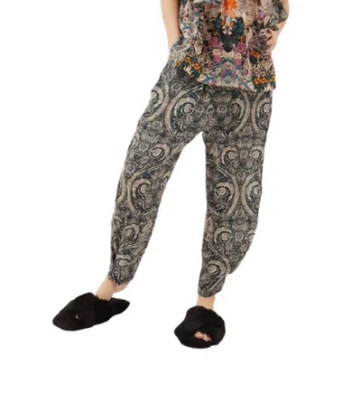Maria Cher Besalu Floral Pants In Mix 2 Green In Green