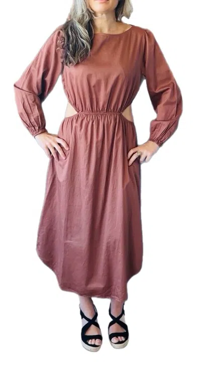Starkx Capri Dress In Bronze In Brown