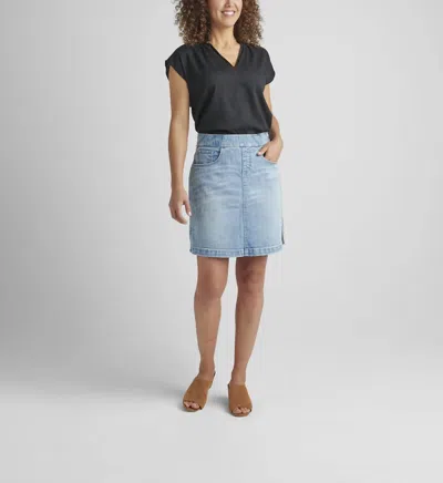 Jag On The Go High Rise Skort In Silver Lake/bleu In Blue