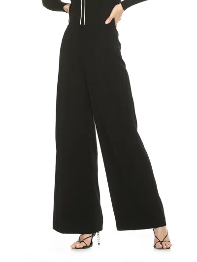 Shop Alexia Admor Rover Wide Leg Mid Rise Pants In Gold