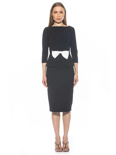 Alexia Admor Joyce Sheath Midi Dress In Black