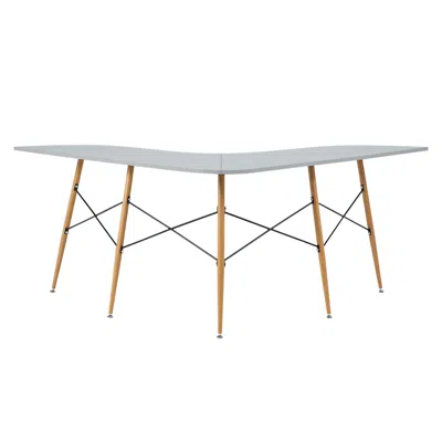 Teamson Home - Roberto Boomerang L Shaped Desk
