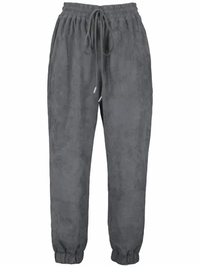 Bishop + Young Eternal Optimist Cozy Suede Jogger In Grey