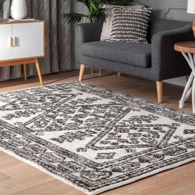 Nuloom Transitional Medallion Tamar Area Rug