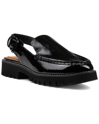 Donald Pliner Halie Slingback Moc Toe Loafer In Black
