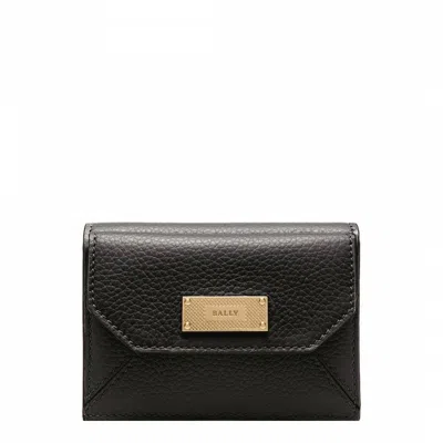 Bally Leir Suzy Women's 6224590 Black Leather Wallet In Black