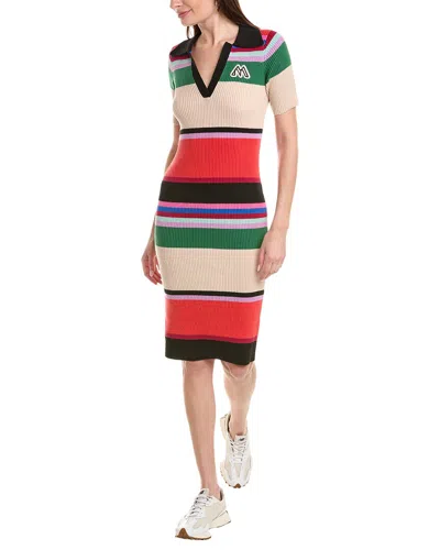 Mother The Long Run Midi Dress In Multi