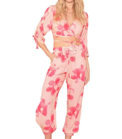Z & L Bloom Top In Pink In Pink