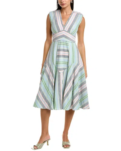 Hunter Bell Jordan Midi Dress In Multi