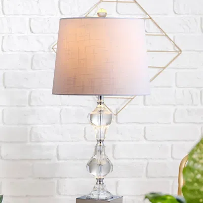 Jonathan Y Chloe 26" Crystal Led Table Lamp