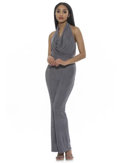 Alexia Admor Leilani Jumpsuit In Grey