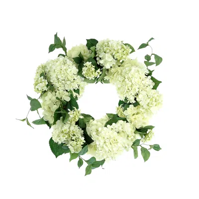 Creative Displays 26" Assorted Hydrangea Wreath With Buds