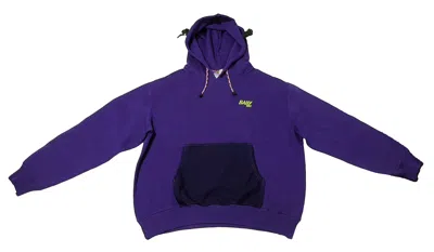 Bally 6238627 Unisex Hike Organic Cotton Admiral Hooded Sweatshirt In Purple