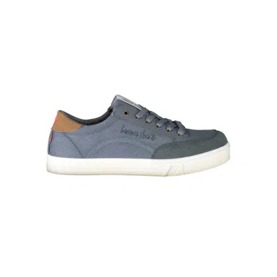 Carrera Blue Polyester Sneaker In Grey