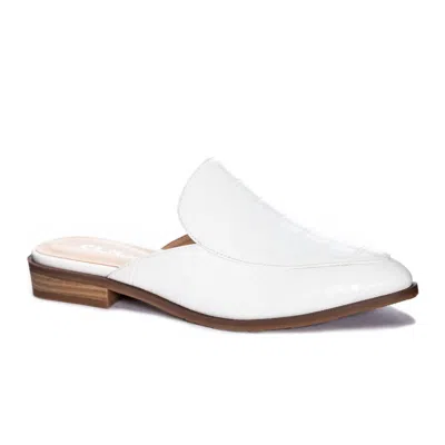 Chinese Laundry Why Don't You Slide In Croc White In White